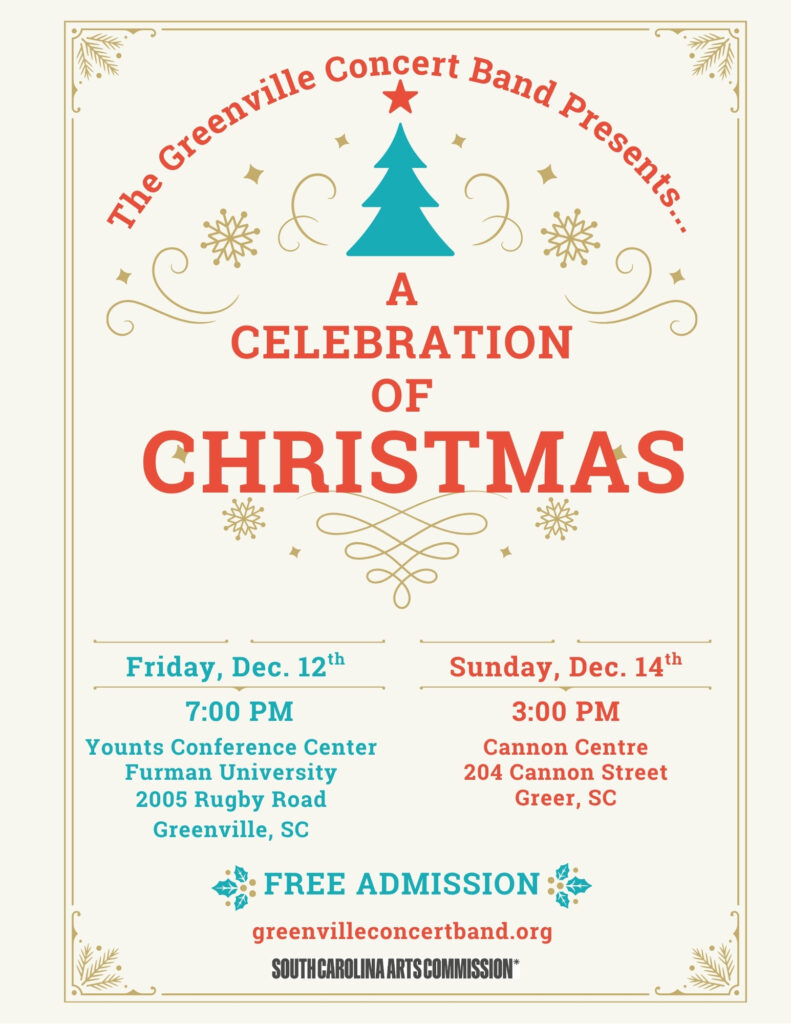 Christmas concert event flyer details