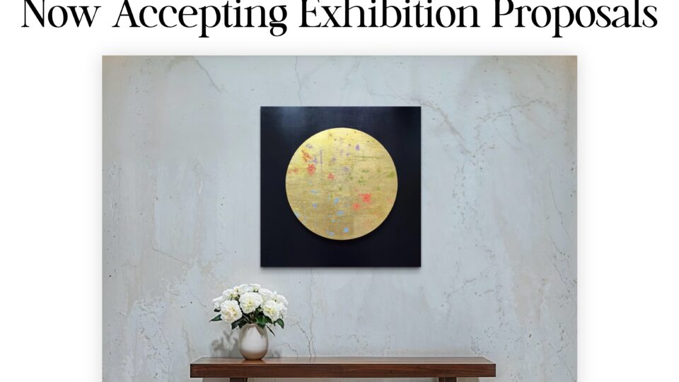 Art gallery exhibition proposal announcement