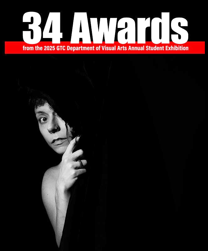 Awards poster with artistic design