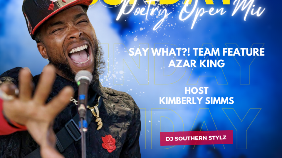 Sunday Poetry Open Mic event poster