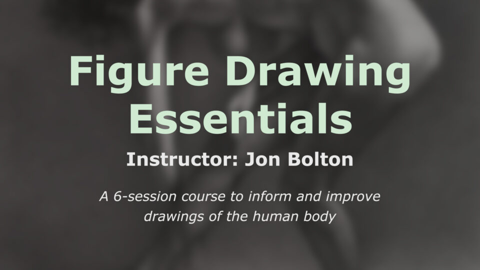 Figure drawing course promotional image.