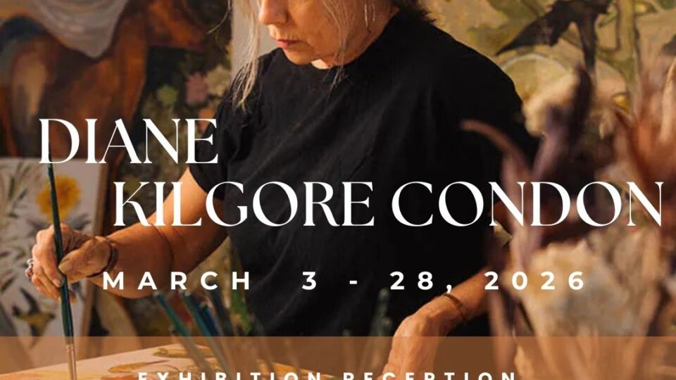 Art exhibition reception announcement.