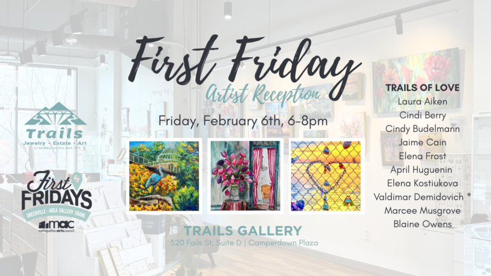 Art reception event announcement
