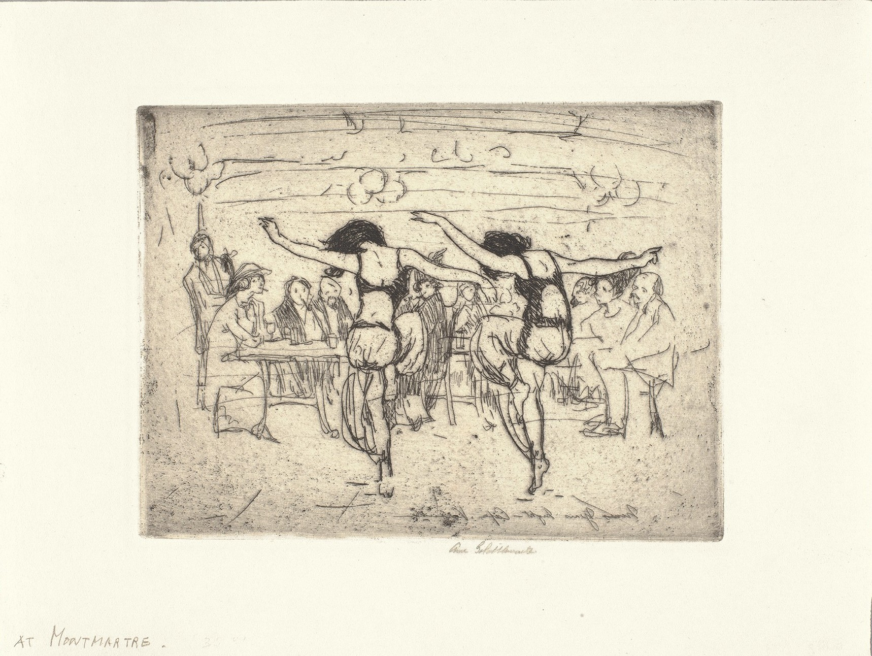 Dancers performing in a lively setting