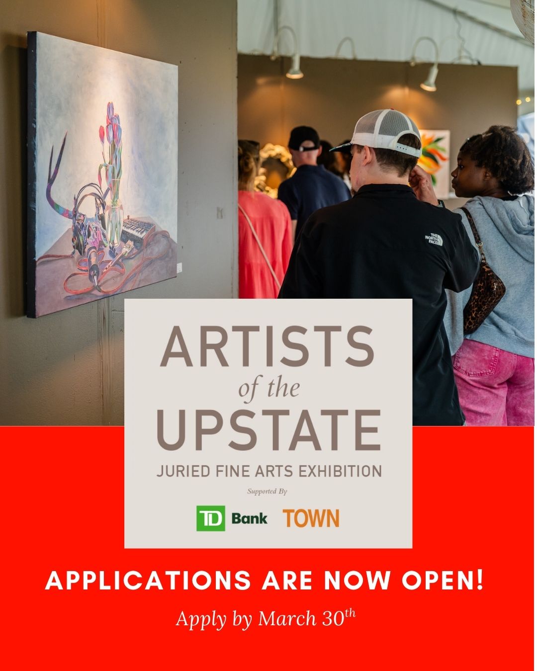 Art exhibition application announcement event