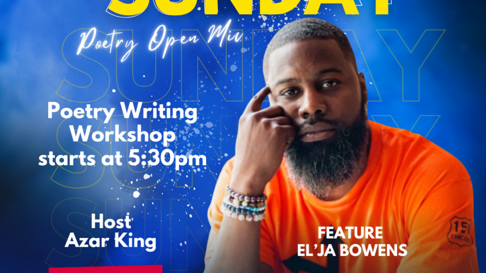 Poetry event featuring El'Ja Bowens