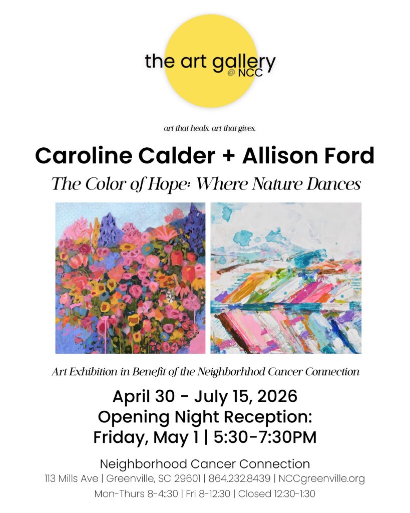 Art exhibition announcement with details