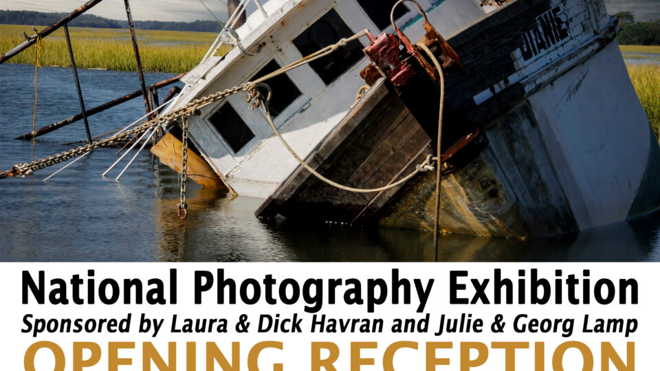 Photography exhibition opening reception announcement