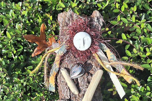 Decorative nature-inspired art piece