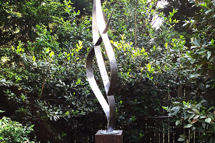 flame yard art