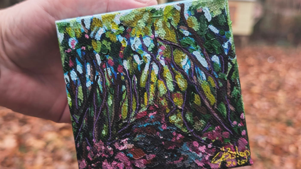 browse and stroll art market flier