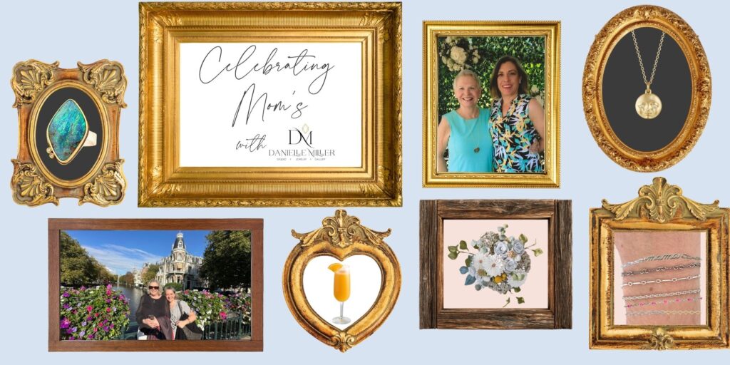 Celebration of mothers with framed memories