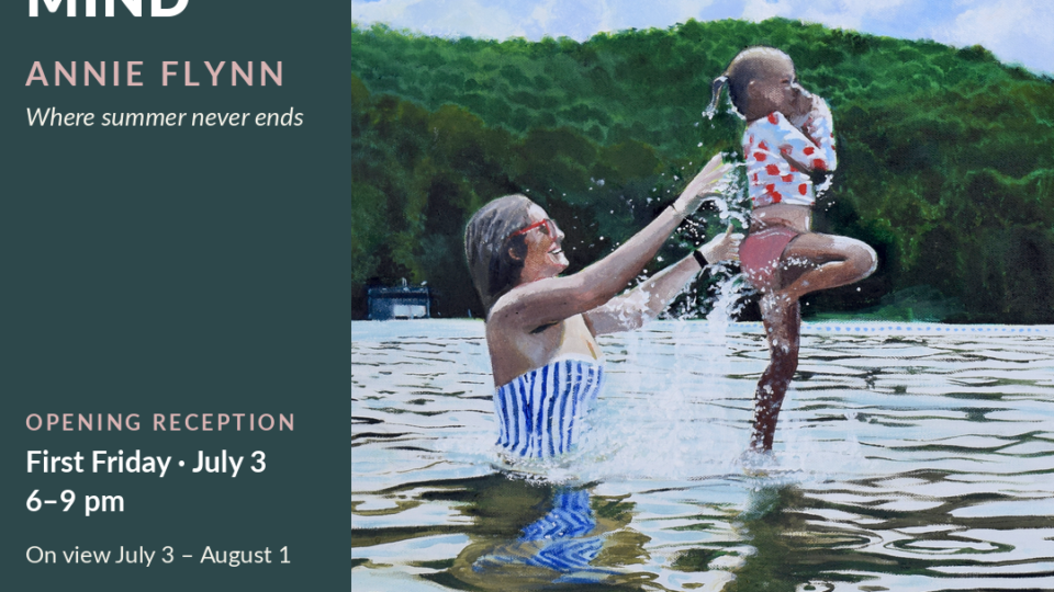 Mother and child enjoying summer fun