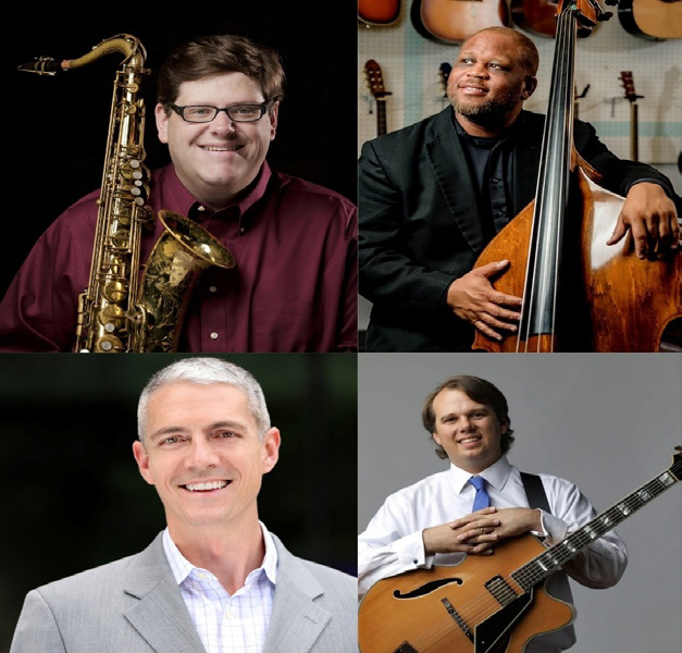 Jazz quartet with various instruments