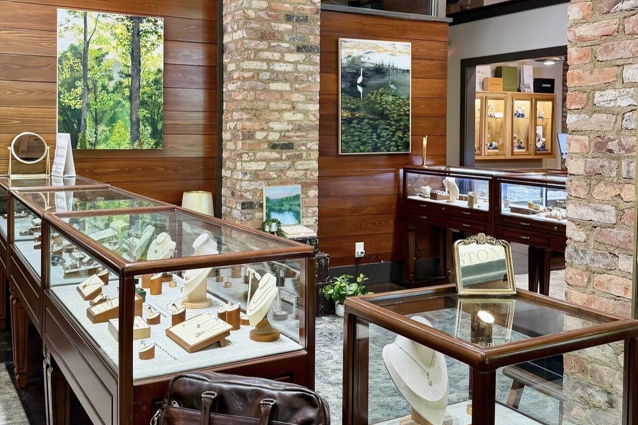 Jewelry store with elegant displays