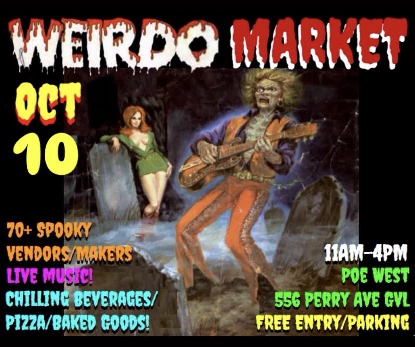Promotional poster for Weirdo Market