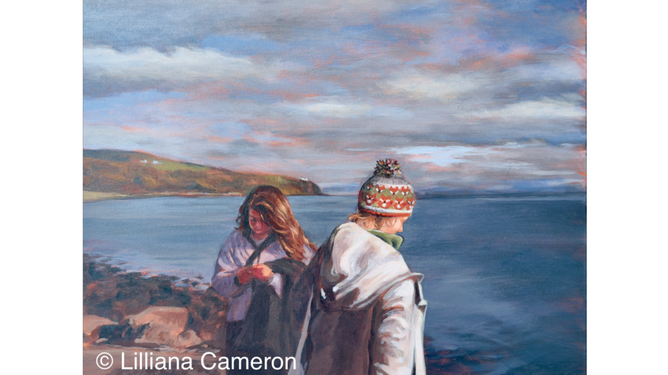 Art reception invitation for Lilliana Cameron