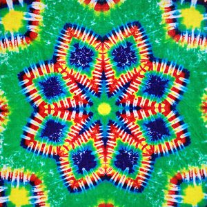 a colorful tie dye pattern