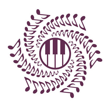 a logo of a musical instrument
