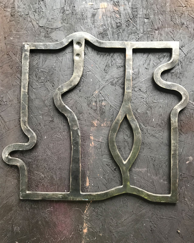 Forged and fabricated steel
18 x 18 inches