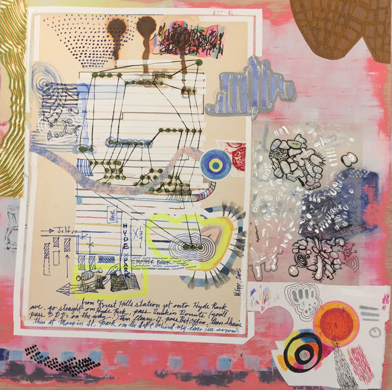 Mixed-media collage
12 x 12 inches