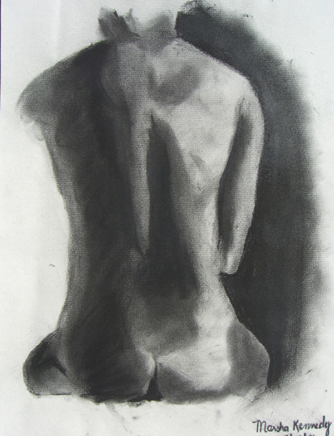 Charcoal on paper
10 x 15 inches