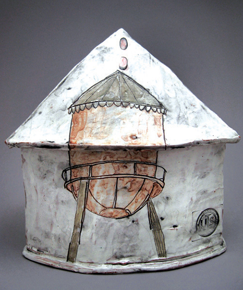 Earthenware clay and glaze
9 x 9 x 8 inches
