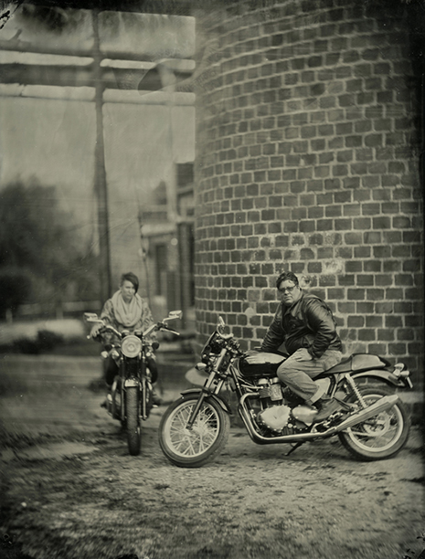 Tintype. 19th c. wet plate collodion
12 x 12 inches
