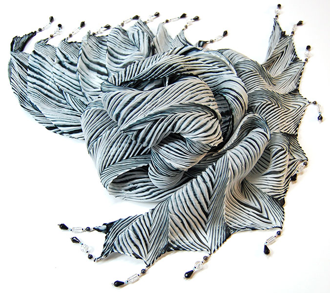 Arashi Shibori 
72 x 35 inches 