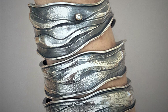 a bracelets on a person's wrist